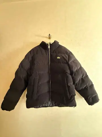 LACOSTE 다운 자켓 US M 블랙