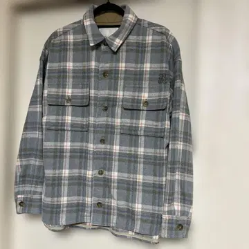 플란넬 체크 긴팔 셔츠 S-M 사이즈