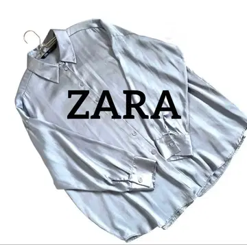 ZARA 새틴 긴팔 셔츠