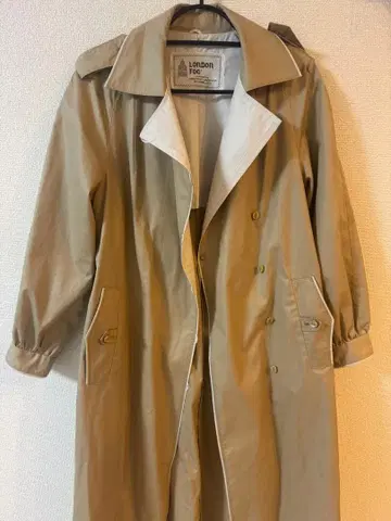 LONDON FOG 베이지 트렌치코트