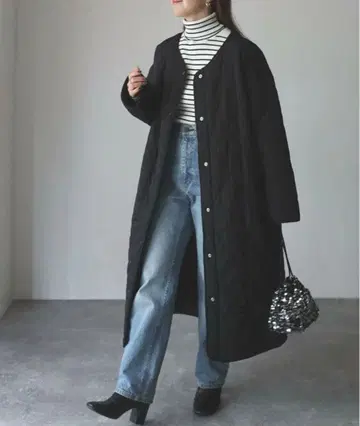 리베리 Riberry 퀼팅 코트