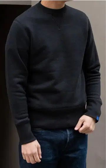 [ 가격 인하 ] LOOPWHEELER LW01 통돌이 편직 크루 맨투맨