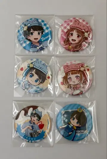 치로피노 마리오 크레이프 콜라보 캔뱃지