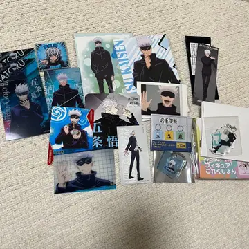 주술회전 고죠 사토루 캔뱃지 키링 코스터 카드 엽서