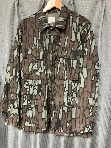 민간 트레바크 카모 BDU 자켓 밀리터리 빈티지