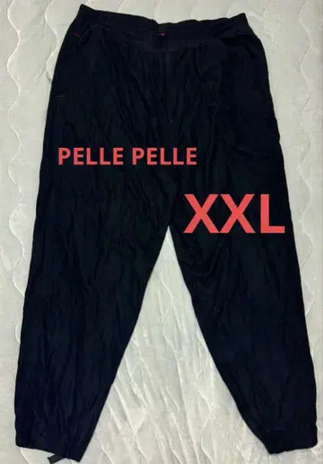 pellepelle 블랙 팬츠 XXL
