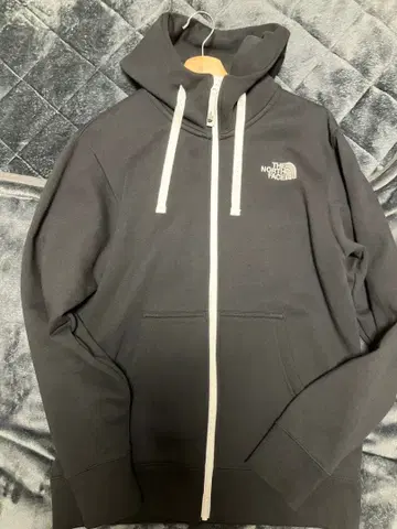 THE NORTH FACE 리어뷰 풀 집업 후드티 블랙