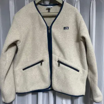 THE NORTH FACE 플리스 자켓 L 사이즈 크림색