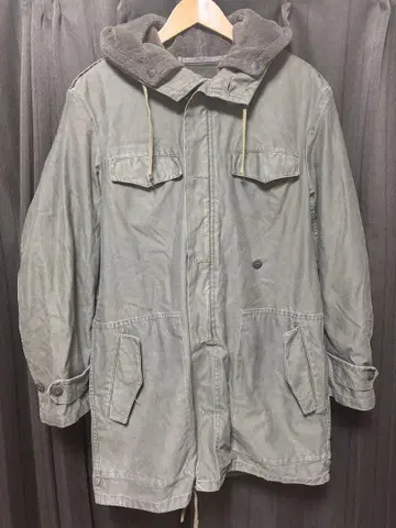 80s 독일군 모즈 코트 라이너 필드 후드티 밀리터리