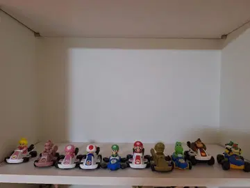 마리오 카트 피규어 세트 10개