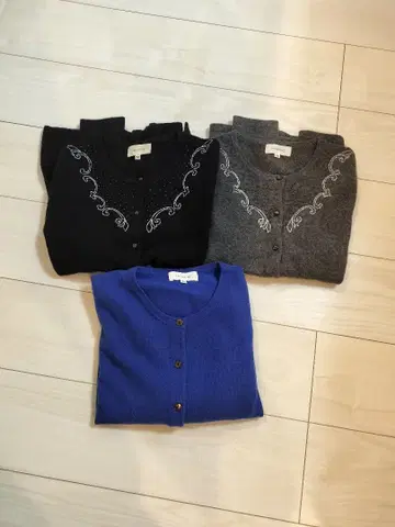 캐시미어 스웨터 M 사이즈 3개 세트