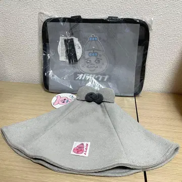 빤쮸토끼 사우나 햇 스파백 아베일 검정 블랙 2점 세트