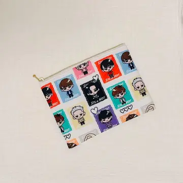 SnowMan 20cm 플랫 파우치 수량 한정