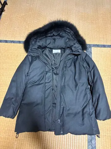 이네드 size 11 미들 다운 코트 그레이