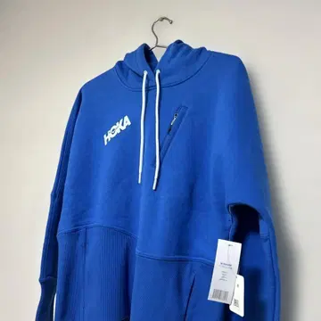 택 포함 새상품 HOKA oneone 후드티 블루 M사이즈 여성용
