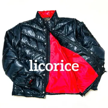 [ 컨디션 최상 ] LICORICE 다운 자켓 블랙 3L