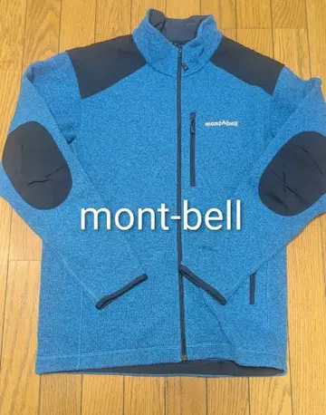 새상품급 mont-bell 플리스 자켓 파랑