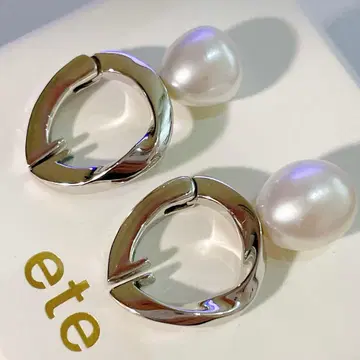ete 실버 925 펄 이어커프 허그커프 이어커프