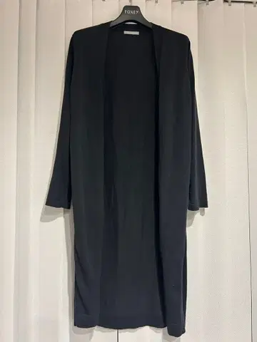 띠어리 럭스 블랙 롱 가디건