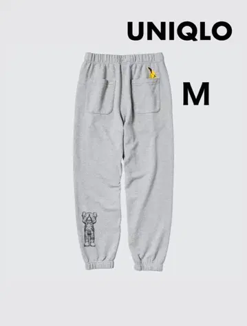 유니클로 카우스+워홀 스웨트 팬츠 M 그레이 UNIQLO