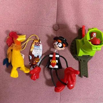 맥도날드 캐릭터 피규어 3체 세트