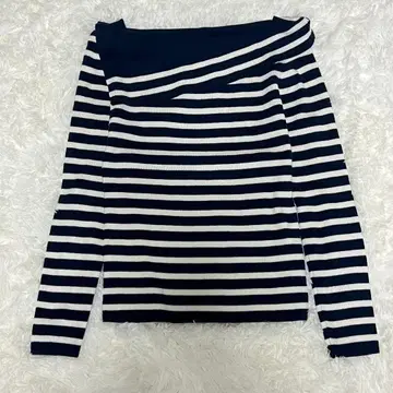 해쉬아쉬 보더 니트 풀오버 [M] 스웨터 돌려입기