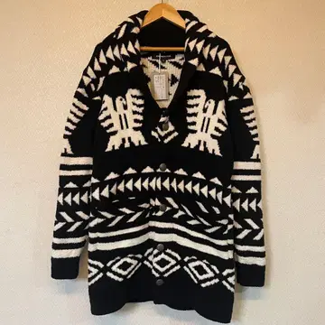 새상품 잭로즈 가디건 M 블랙 콘초버튼 썬더버드