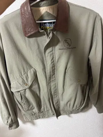 Dunbrooke 카키 코튼 자켓