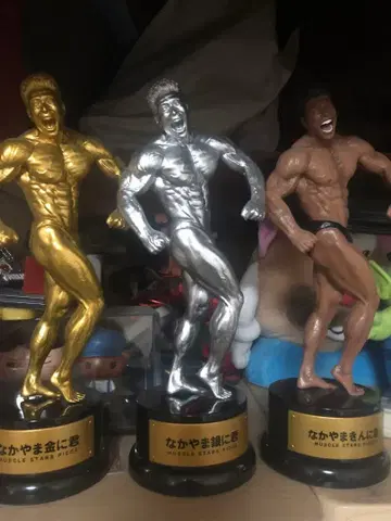 나카야마 킨니쿤 피규어 3개 세트