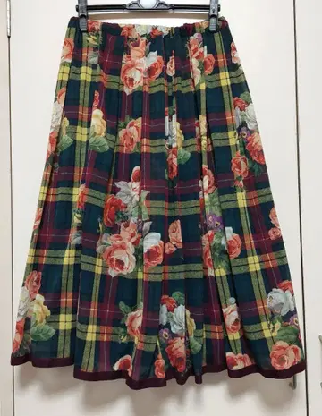 제인 마플 돈 루 살롱 로즈 타탄 스커트 부캐넌