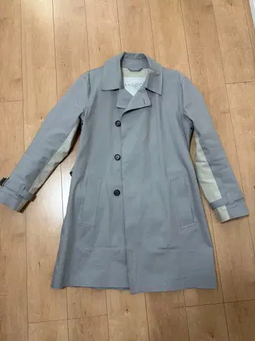 Hancock 밴딩 스텐카라 코트 40 그레이