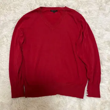 23구 니트 빨간색