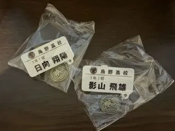 하이큐 참 포함 네임 배지 컬렉션 히나타 카게야마