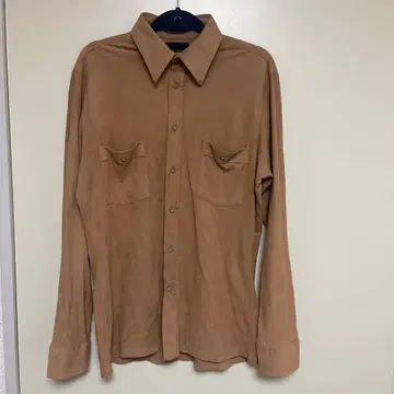 70s DENBY'S 베이지 M 긴팔 셔츠