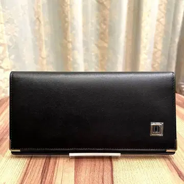 미사용품 dunhill 던힐 장지갑 롱 지갑 가죽 블랙