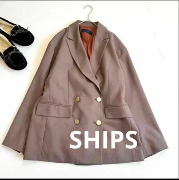 SHIPS 브라운 테일러드 자켓 새상품급
