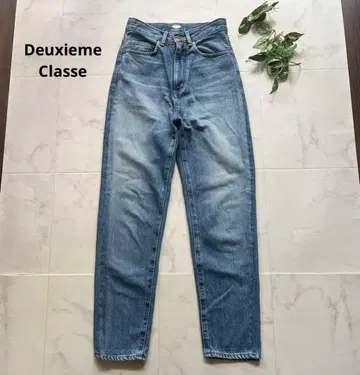 새상품급 두지엠 클라세 MUSE 테이퍼드 데님 사이즈 34 블루