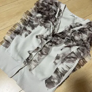 SNIDEL* 프릴 슬리브리스 니트