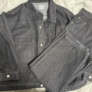 [ 셋업 ] 데님 자켓