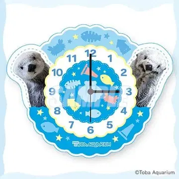 캡슐 복권 x 토바 수족관 메이 & 키라 아크릴 시계