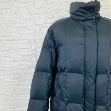 알레그리 다운 코트 L 스탠드 카라 롱 기장 블랙 [ 1897 39 ]