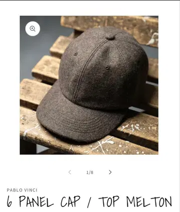 PABLO VINCI 6 PANEL CAP / MELTON