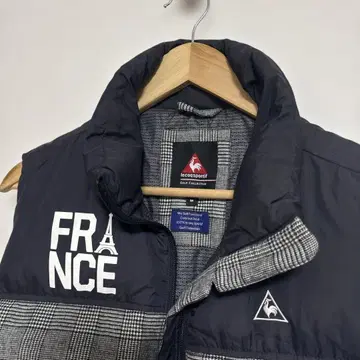 르꼬끄 스포르티브 골프 다운 베스트 체크 남성용 M 프랑스