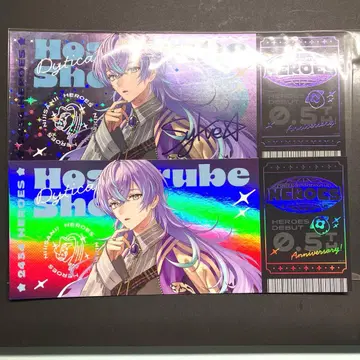 니지산지 Dytica 호시미치 쇼 홀로그램 티켓풍 카드