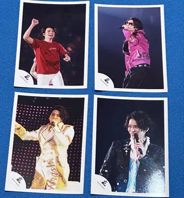 아라시 공식 브로마이드 라이브 사진 구 로고 4장 세트 마츠모토 준