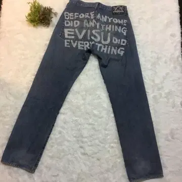 레어 EVISU 데님 팬츠 lot1930 W32L35 에비수