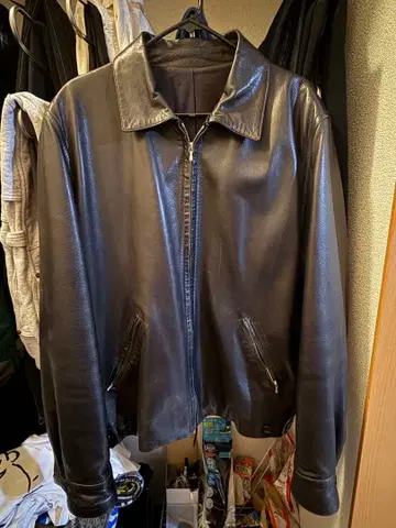 Agnes b 블랙 가죽 자켓 사이즈 0