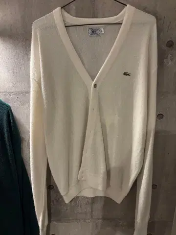 LACOSTE 라코스테 가디건 XL 화이트