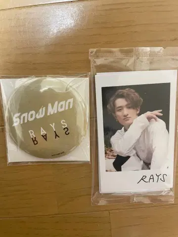 Snow Man RAYS 거울과 포토 카드 세트