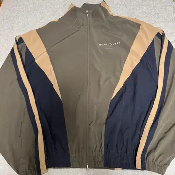 LYFT 2LINE OVERSIZE TRACK JACKET BROWN L